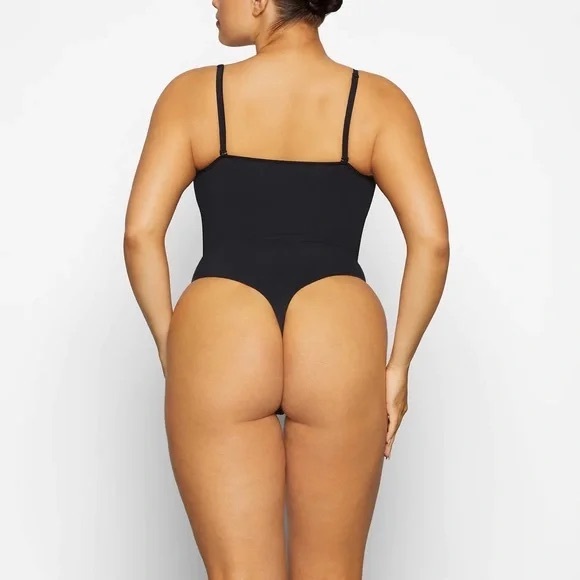 SKIMS Contour Lift Thong Bodysuit-Black 2x - Picture 3 of 7
